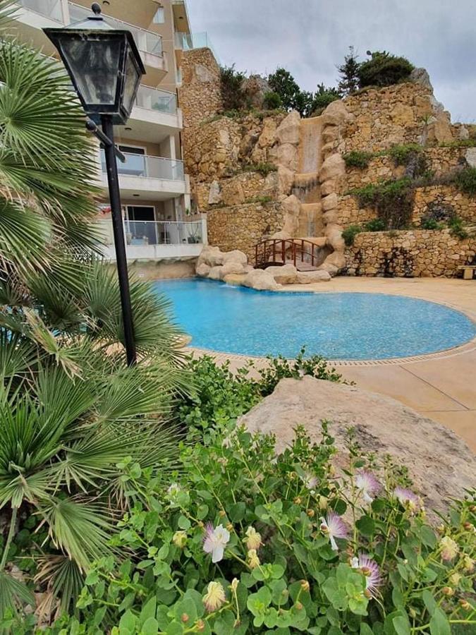 Sunset Holiday Apartment With Communal Pool + Views Ghajn Melel Ngoại thất bức ảnh