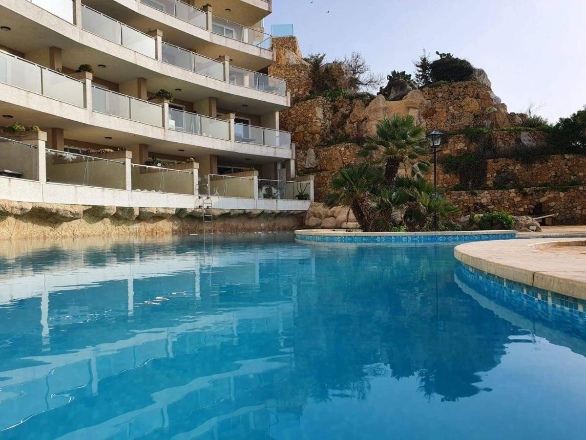 Sunset Holiday Apartment With Communal Pool + Views Ghajn Melel Ngoại thất bức ảnh