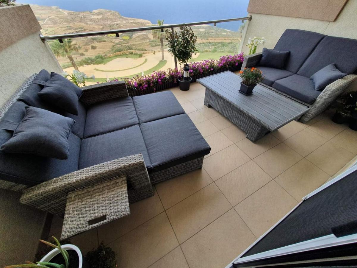 Sunset Holiday Apartment With Communal Pool + Views Ghajn Melel Ngoại thất bức ảnh